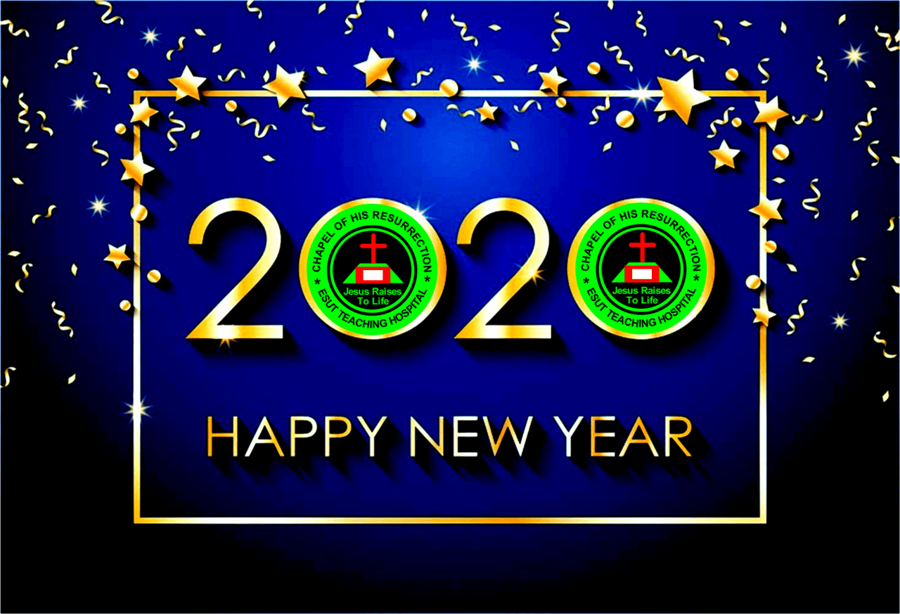 Happy new year 2024 chapel of his resurrection enugu clipart picture