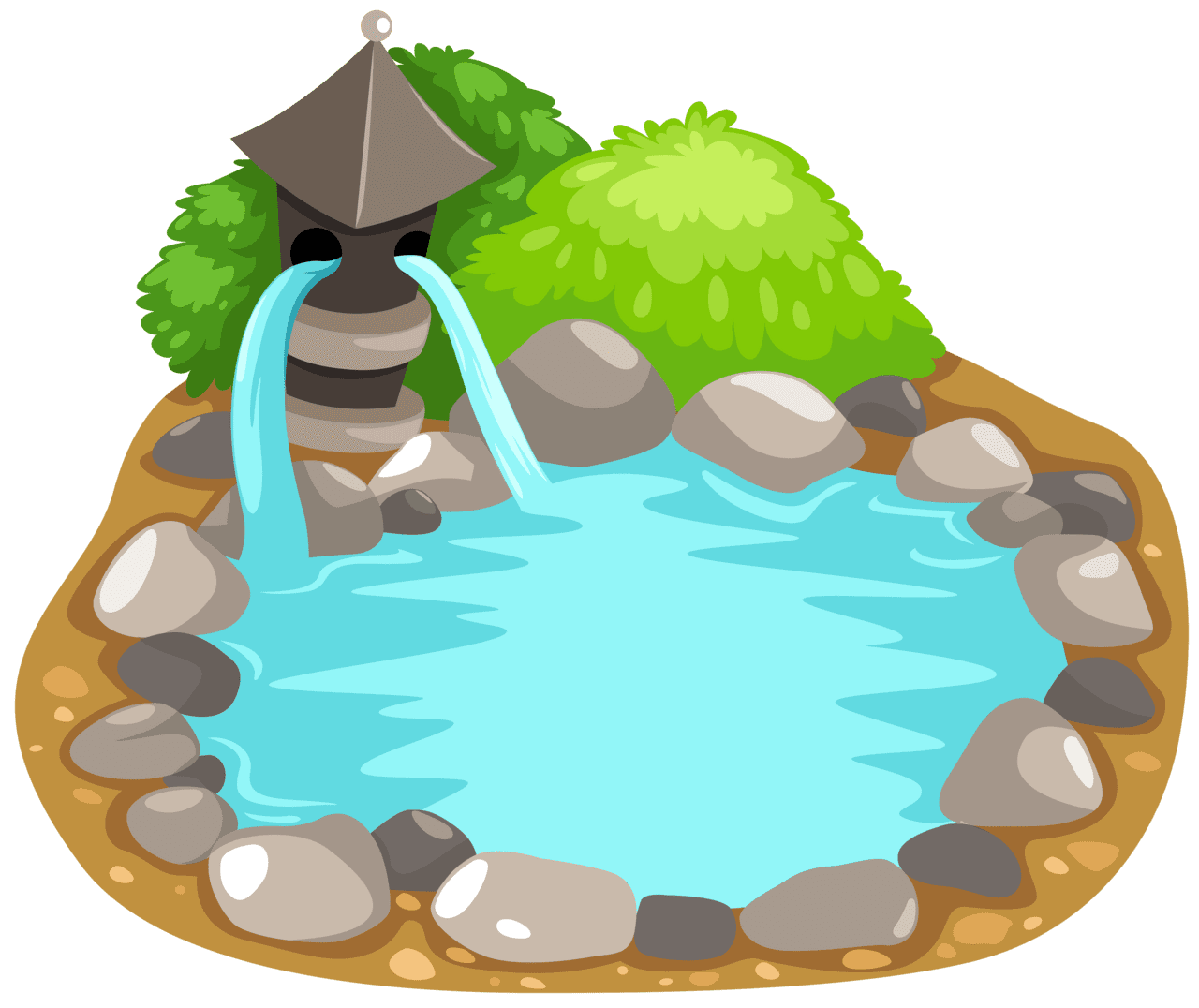 Water pond clipart best image