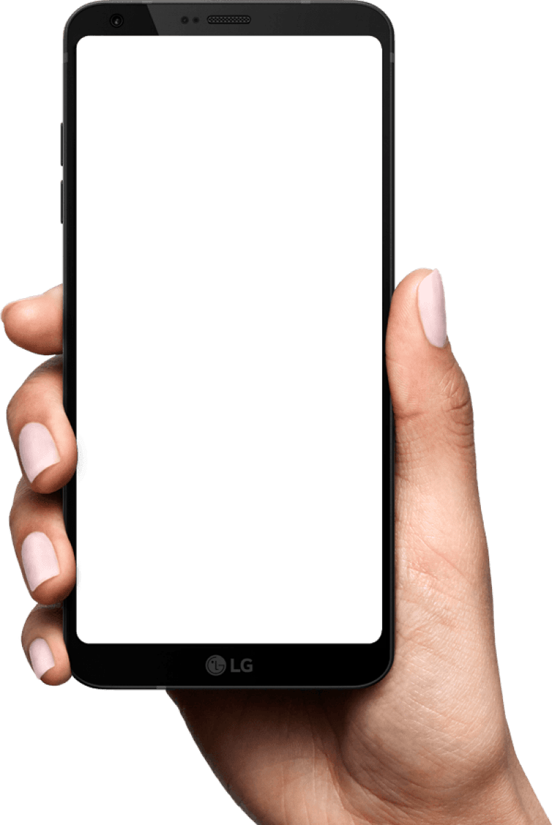 Phone in hand clipart free