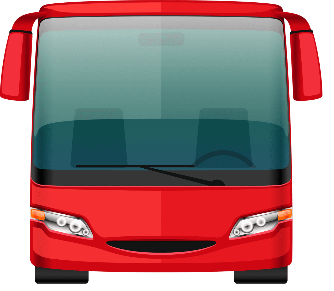 Bus clipart vector 3