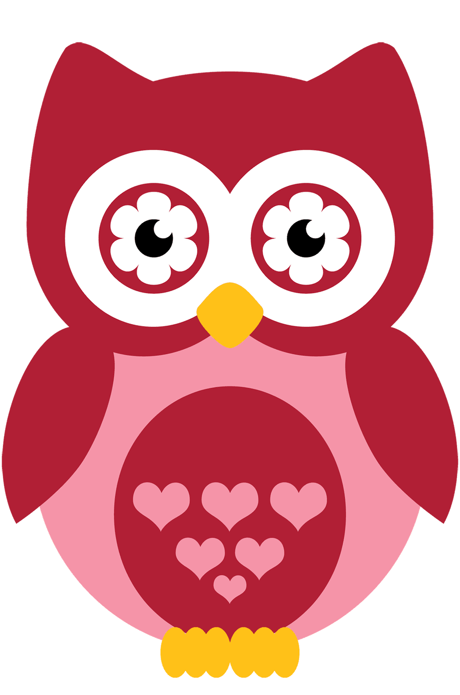 Owl pattern clipart clip art