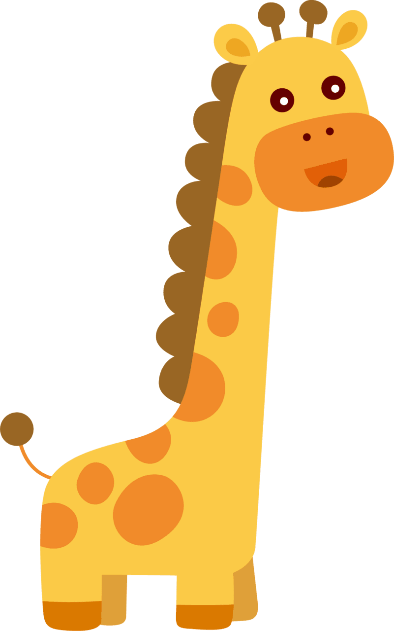 Giraffe pin em animais clipart background