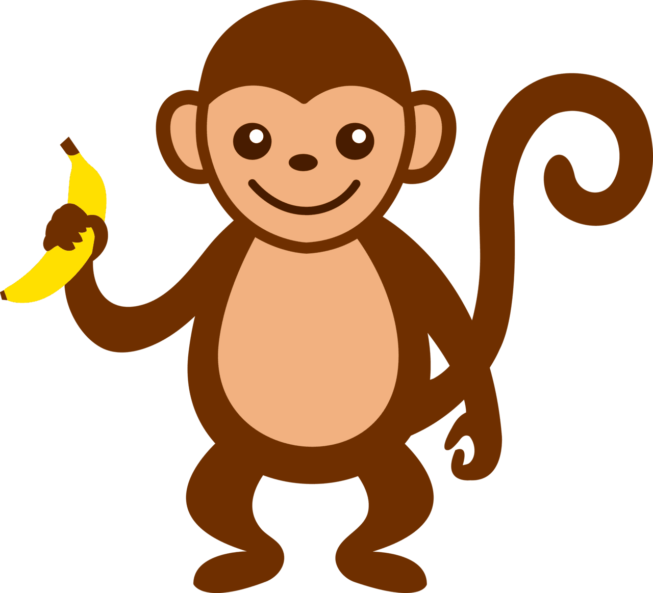 The monkey sound clipart picture