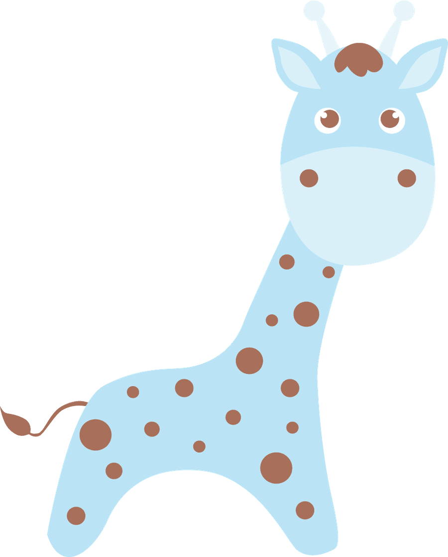 Giraffe pin page clipart transparent 2