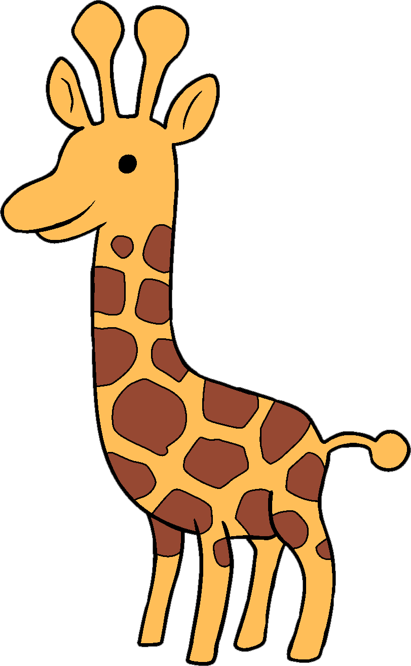 Giraffe with short neck cartoon clipart clipartmax clip art