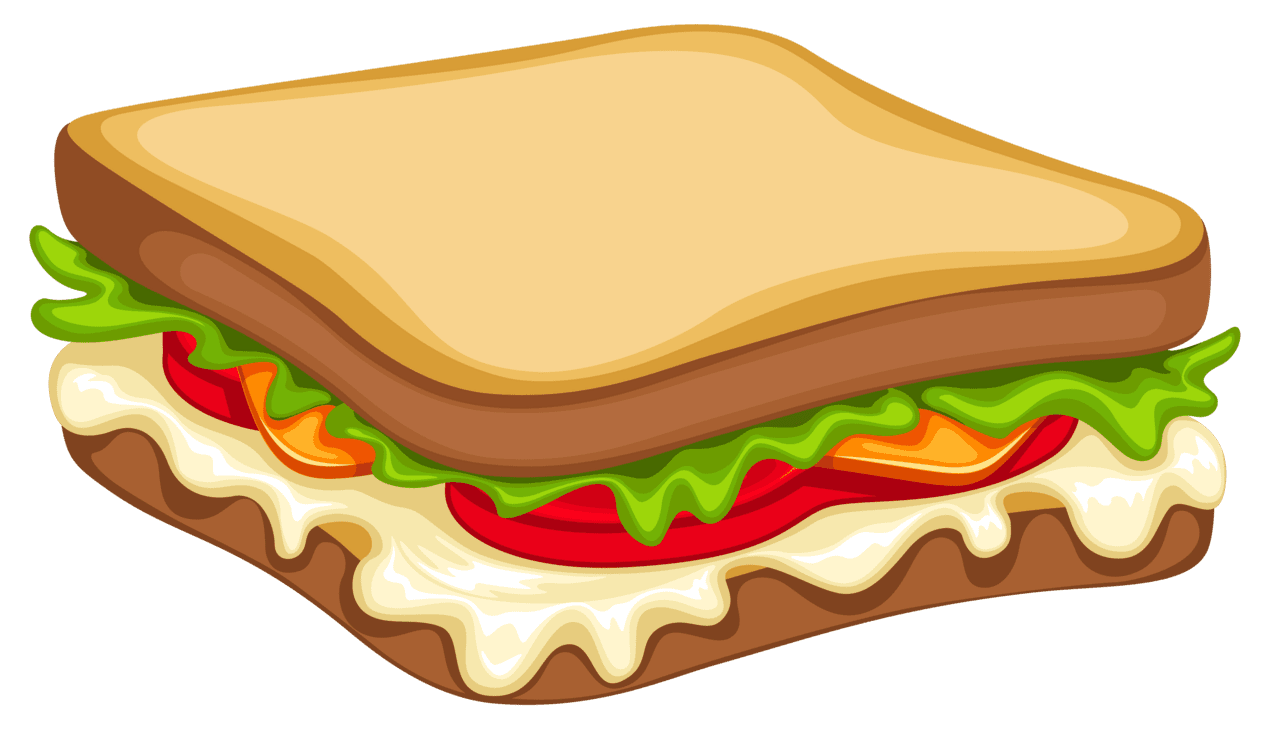 Food sandwich clipart vector image