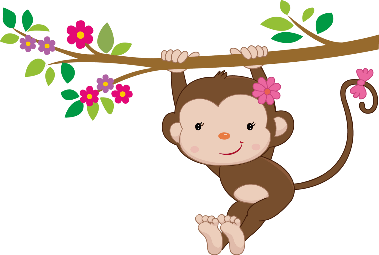 Monkey pin page clipart clip art