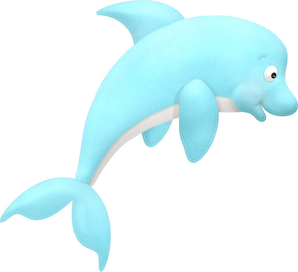 Dolphin page clipart photo