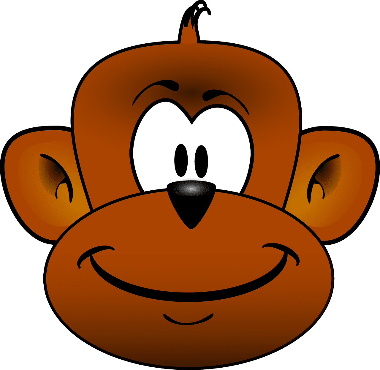 Monkey clipart image 2