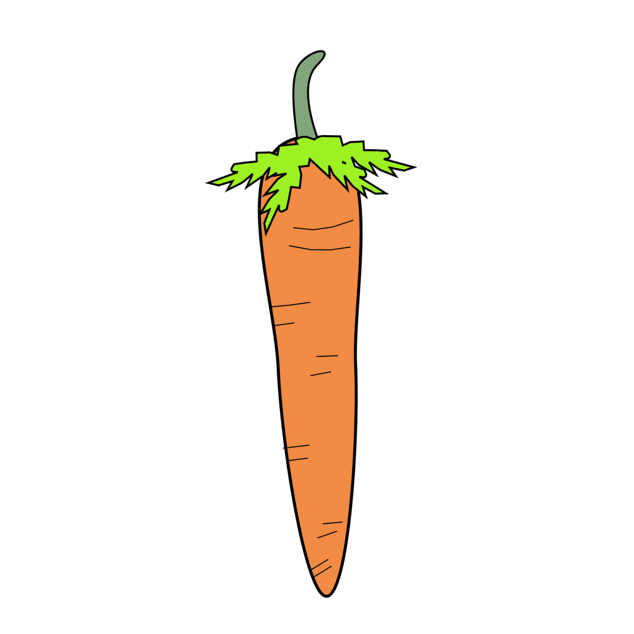 Carrot clipart background