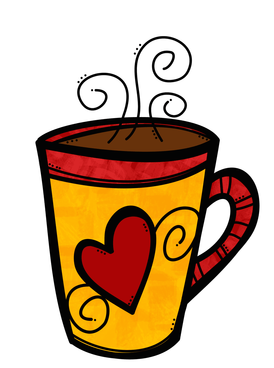 Coffee pin page clipart background 4