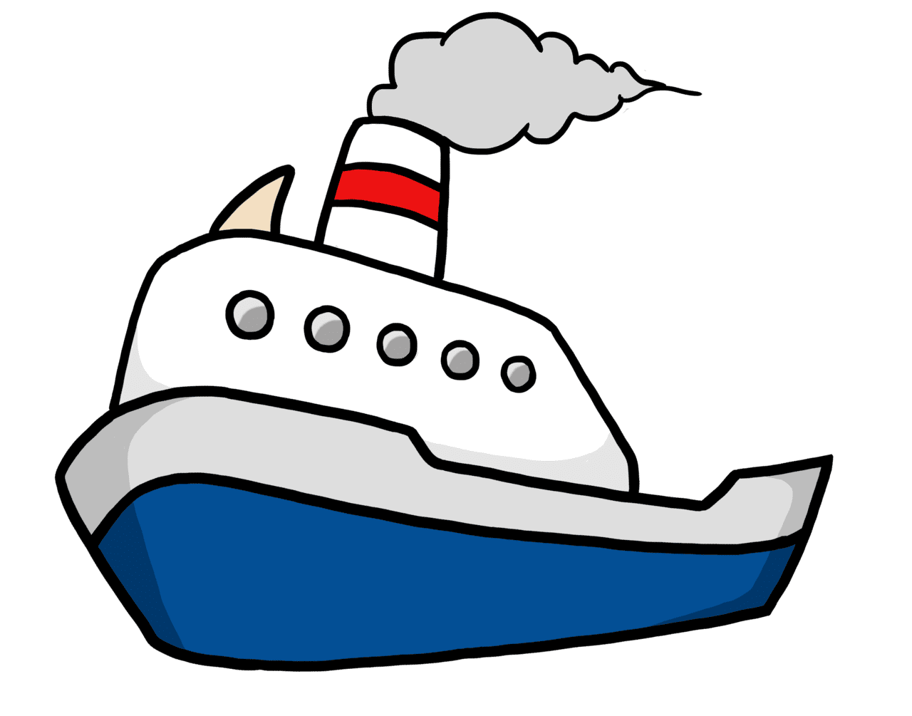 Cute boat clipart suggest transparent