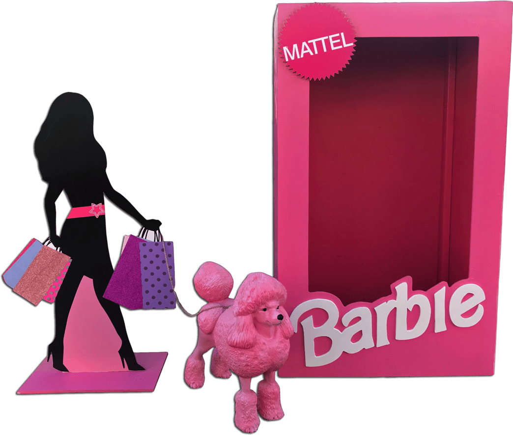 Barbie box dog girly by mysterious clipart logo