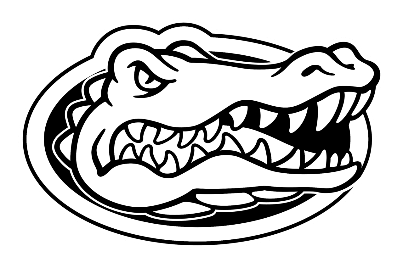 Alligator florida gators logo vector bie supply clipart