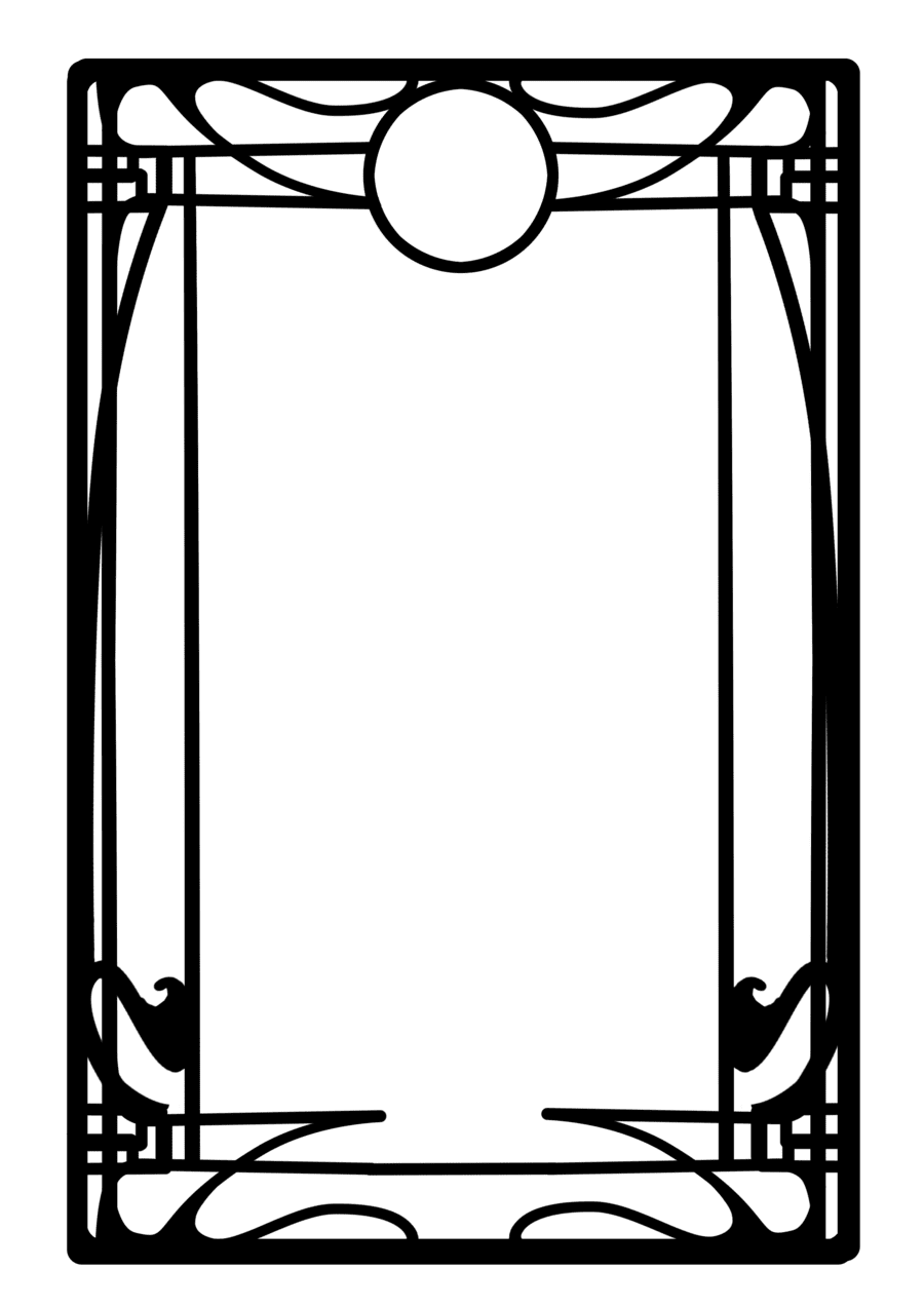 Art deco border clipart image