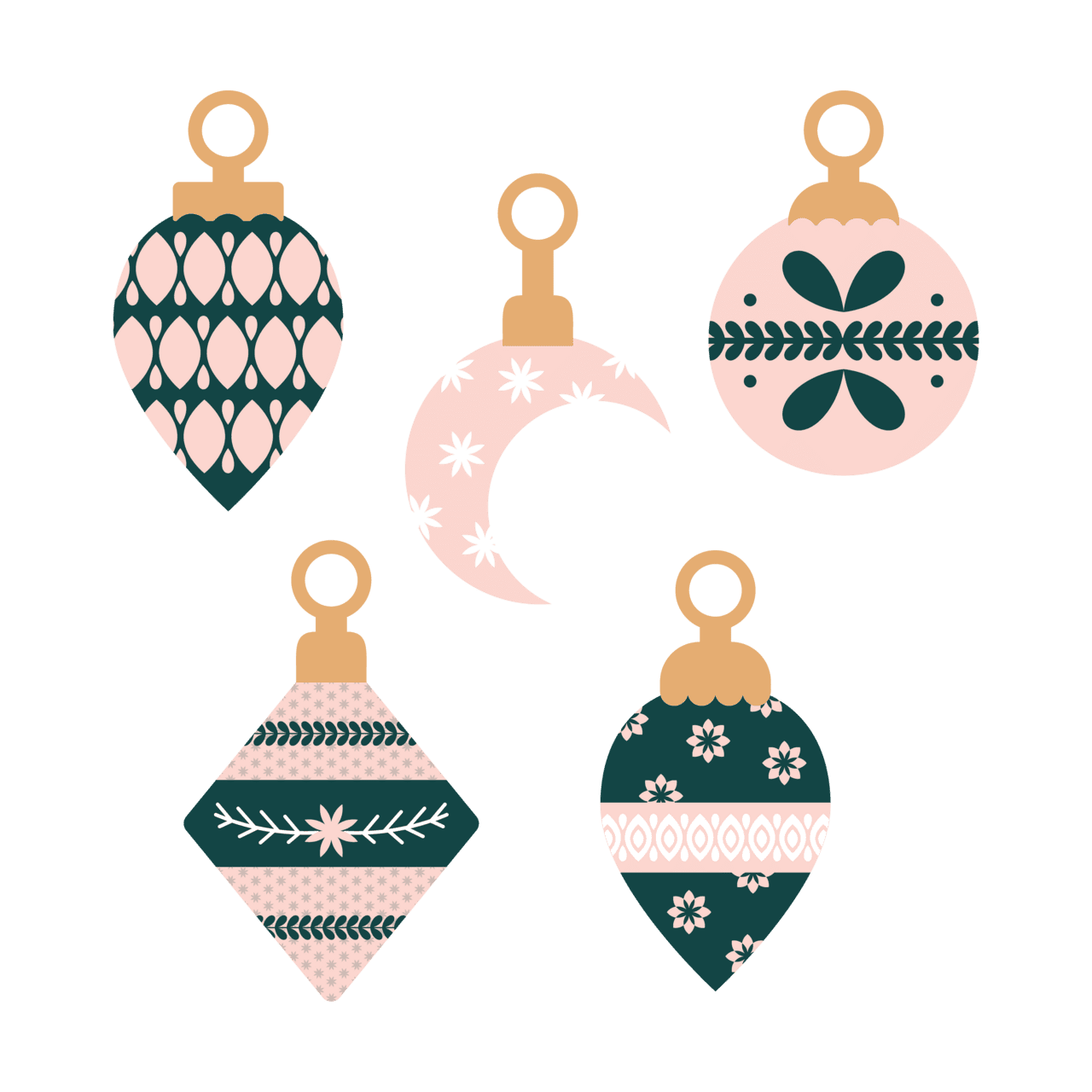 Christmas ornament clipart photo 2