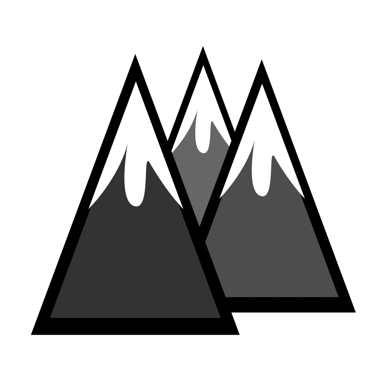 Mountain pin page clipart free