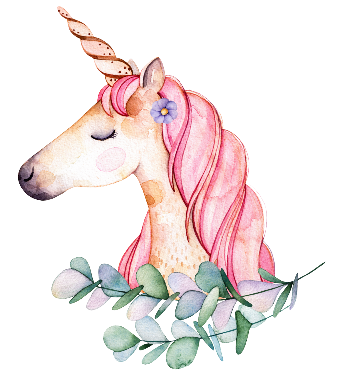 Unicorn pin page clipart background