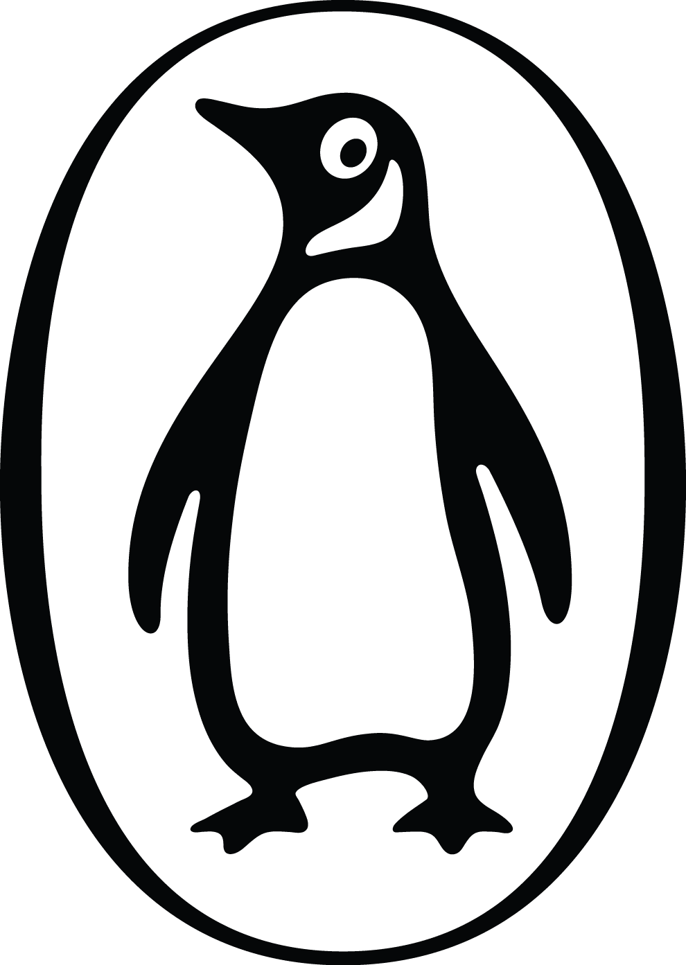 Penguin bookish magazine for avid readers and the uninitiated alike clipart vector