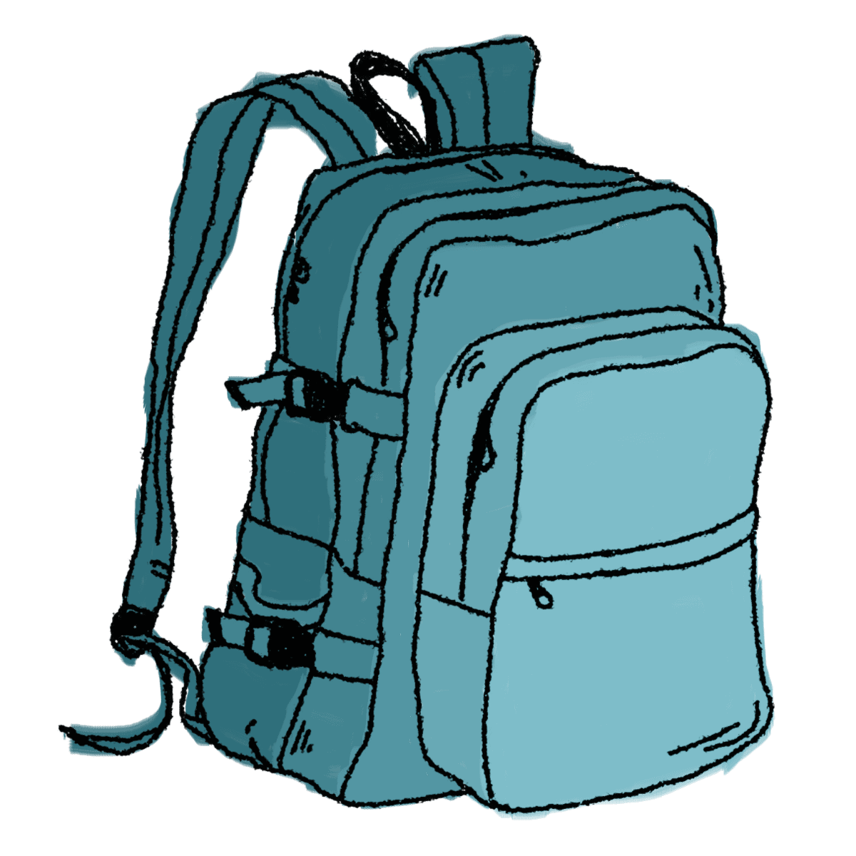 Backpack book bag clipart image