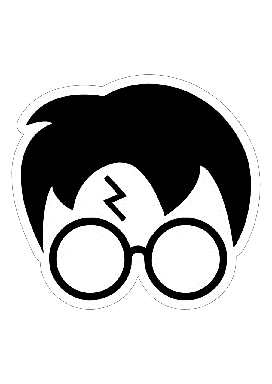 Harry potter personagens fict cios cute clipart vector