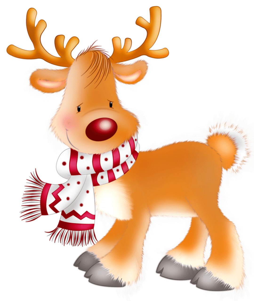 Reindeer rudolph clipart picture