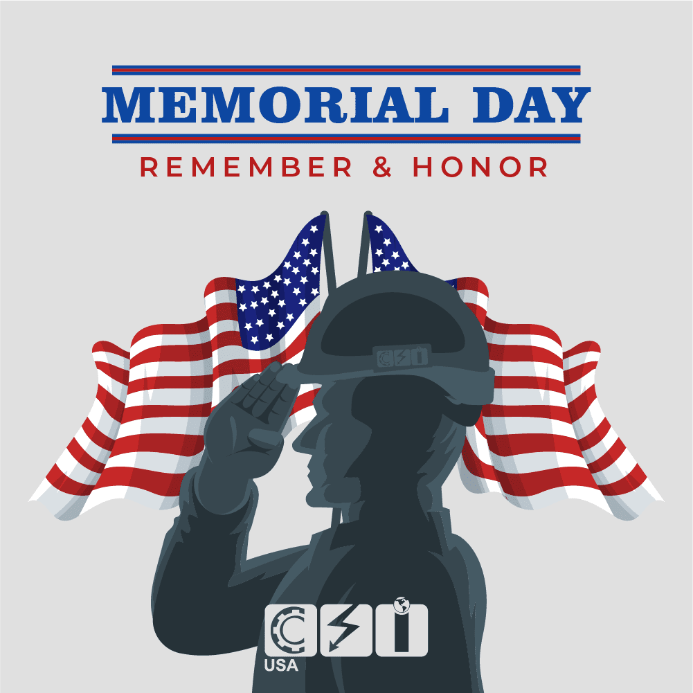 Memorial day remember and honor csi engineeringusa clipart vector