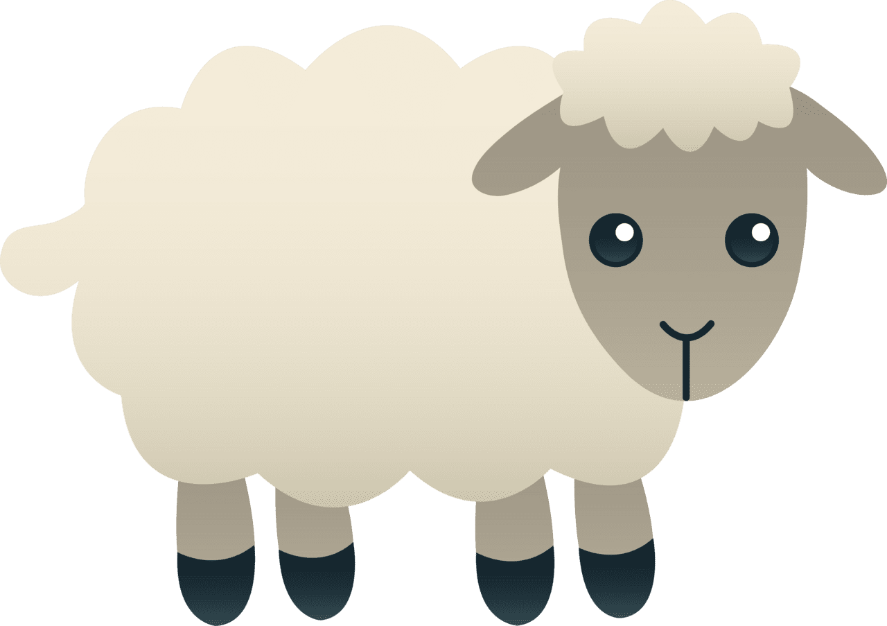 Sheep pin page clipart background