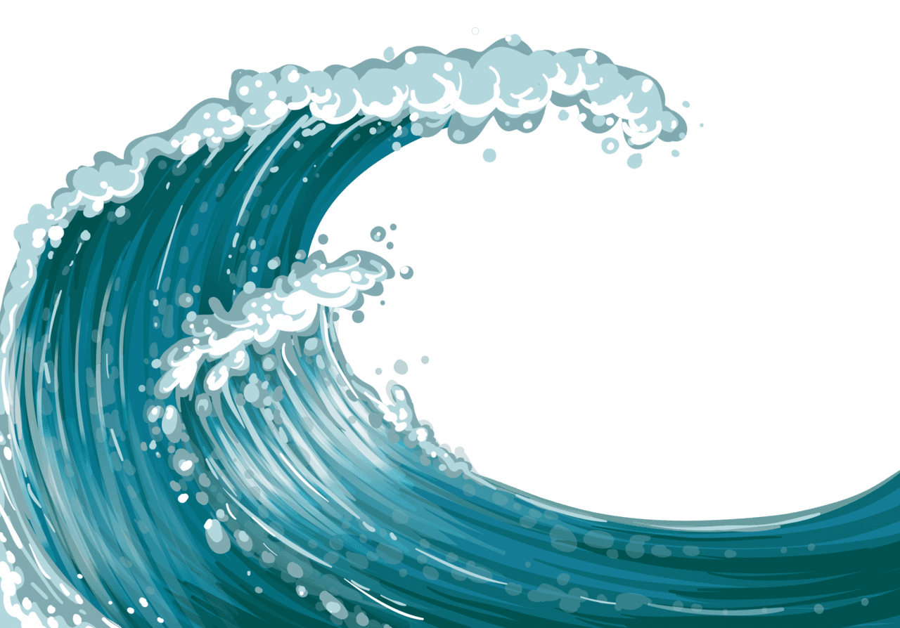 Wave cool clipart background