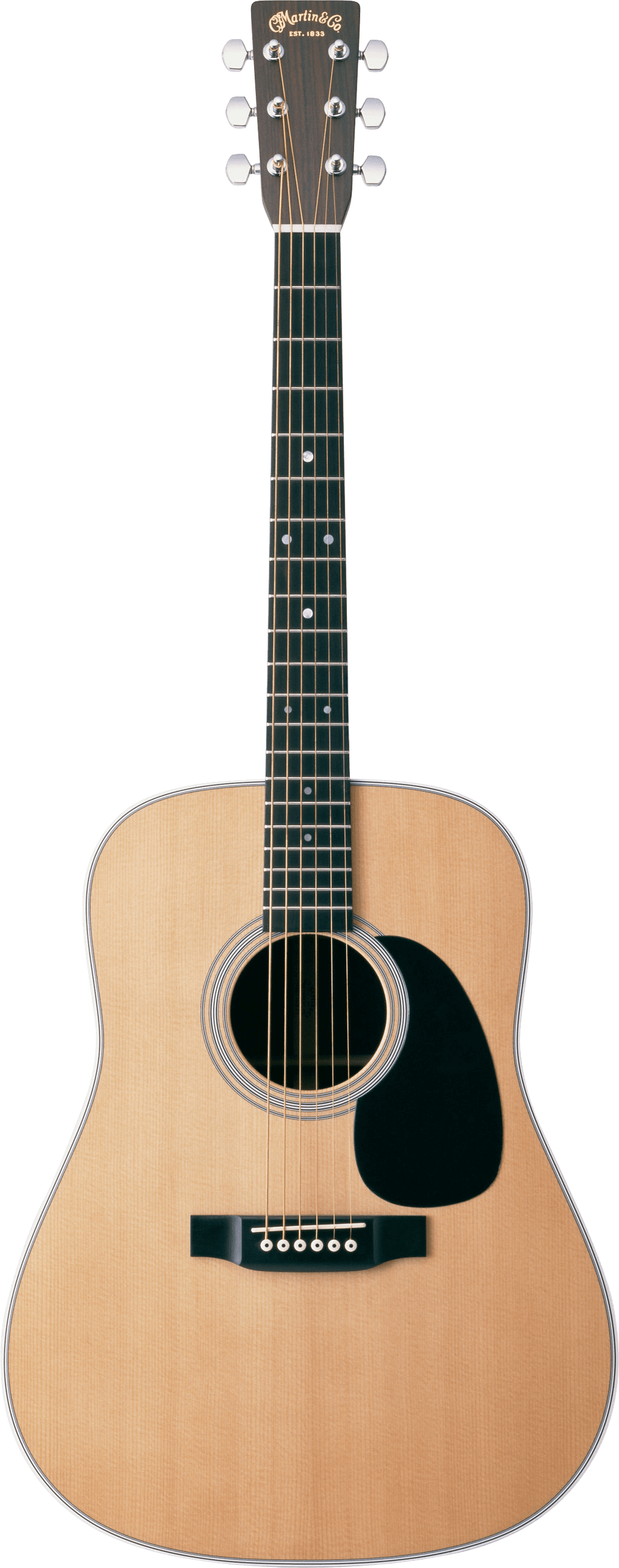 Acoustic classic guitar image with bajavascript:;ckground clipart