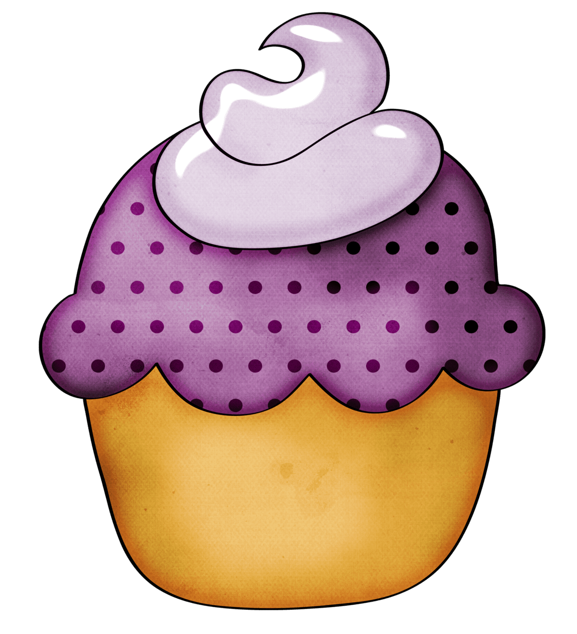 Im genes de cupcake clipart photo