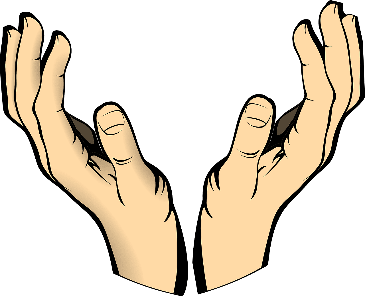 Hand human body vector graphic clipart