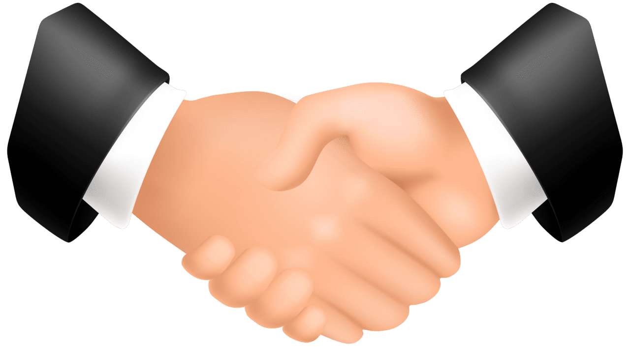 Hand shake clipart image