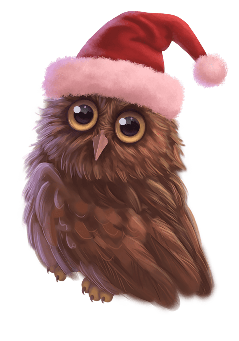 Pin gufo holiday owl pictures christmas clipart