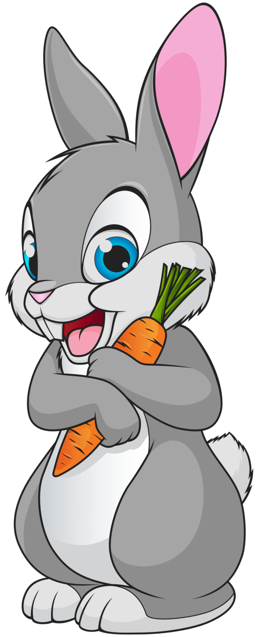 Animal cute bunny cartoon clipart image