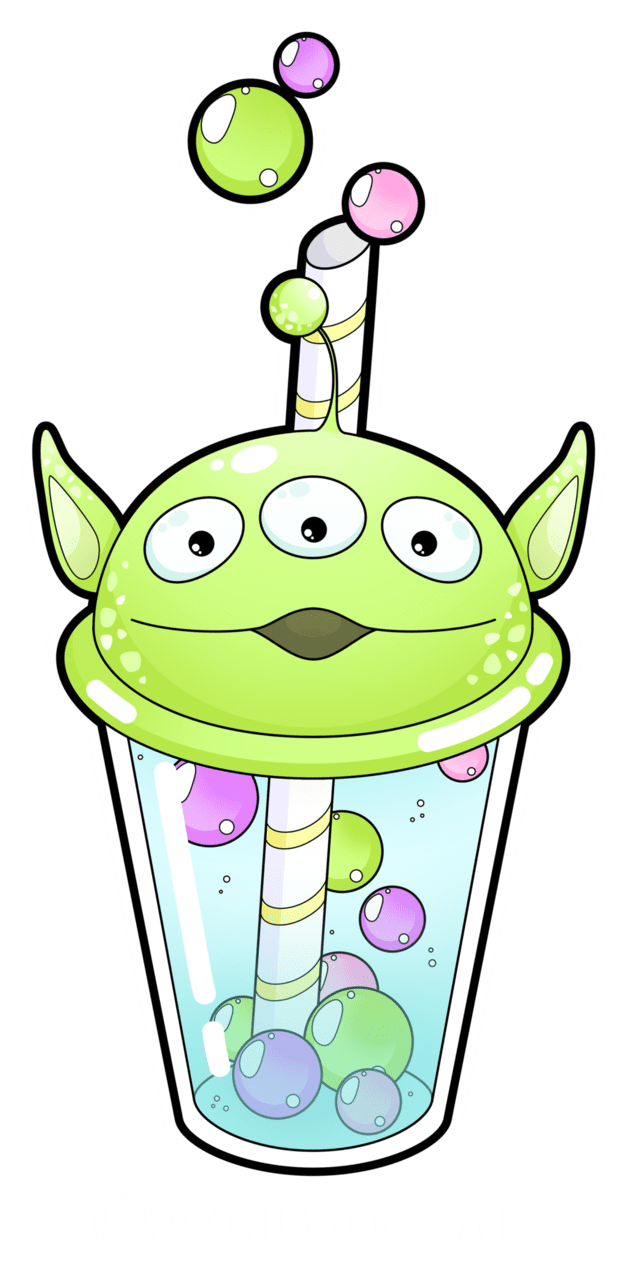 Bubbles raptor bubble tea by meloxi deviantart clipart picture