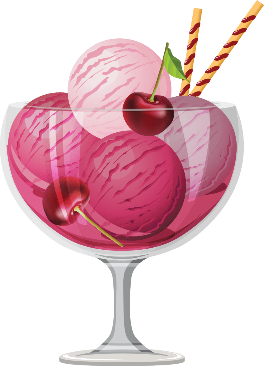 Ice cream image with background clipart 4