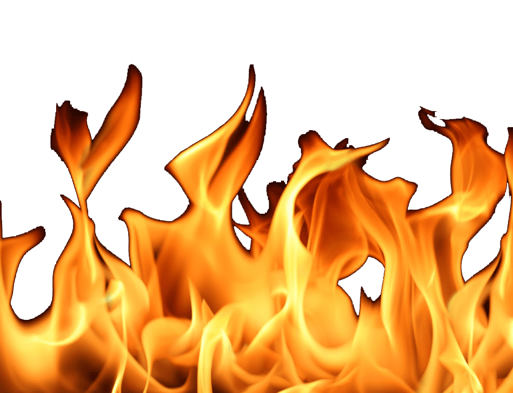 Fire flame hot clipart image