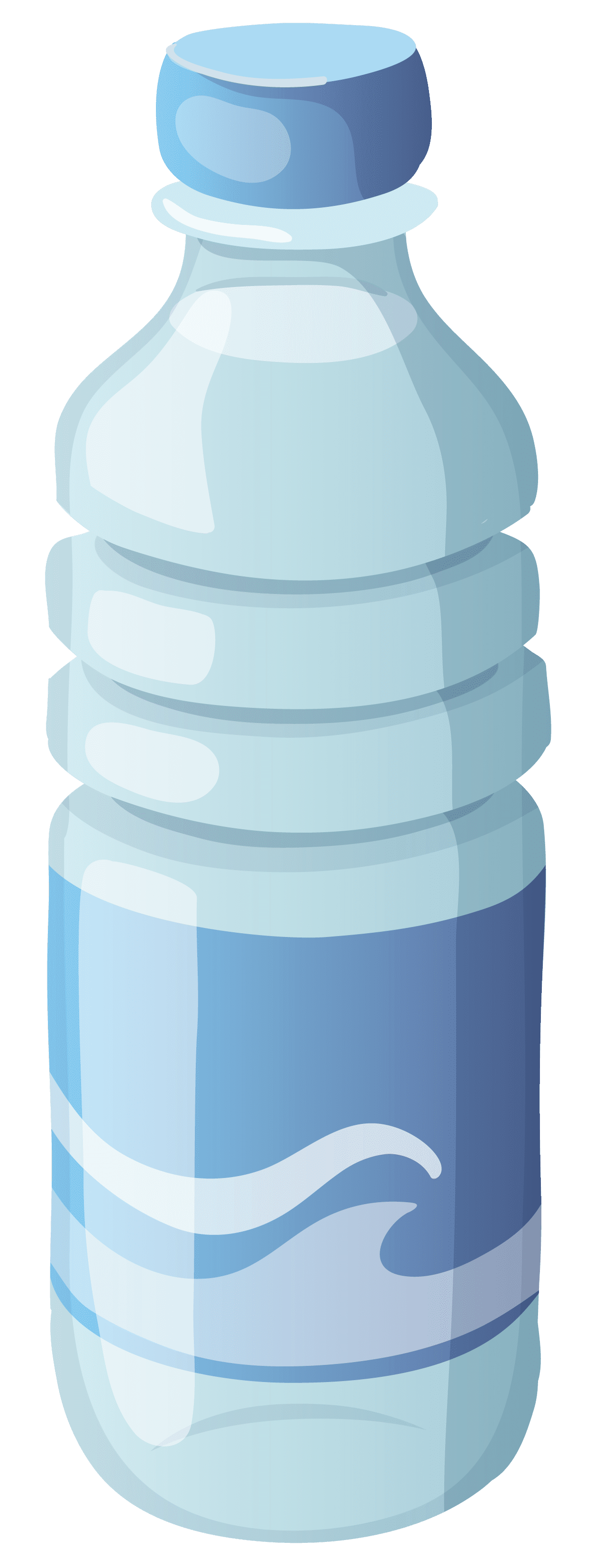 Small mineral water bottle clipart image