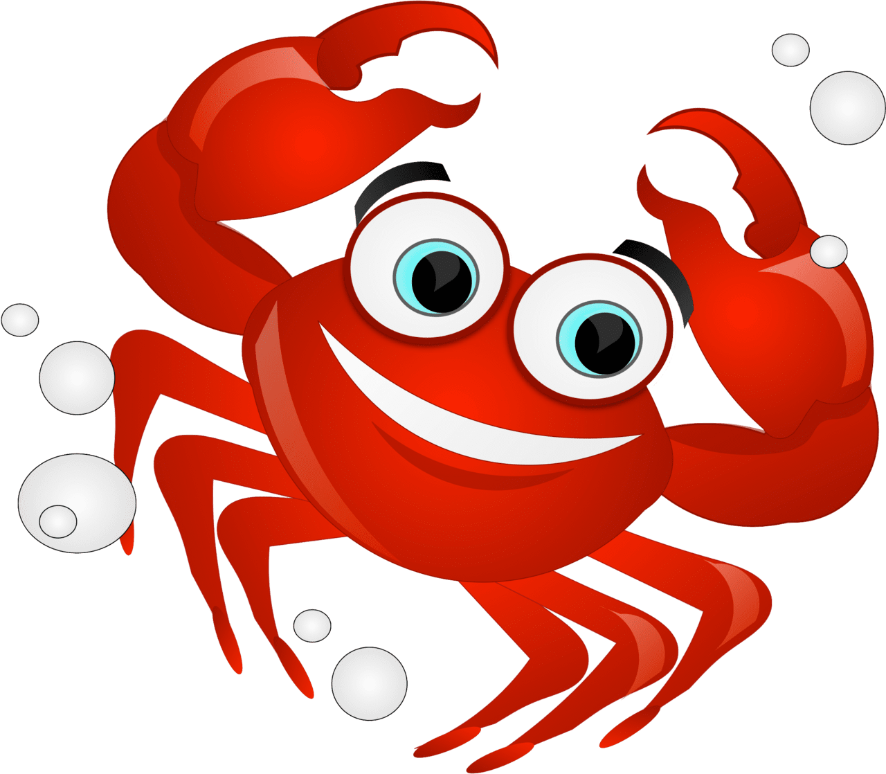 Hermit crab clipart vector