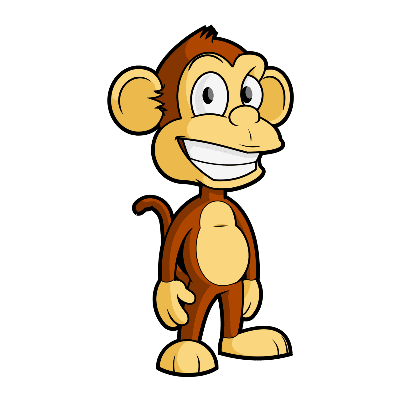 Monkey pin page clipart transparent