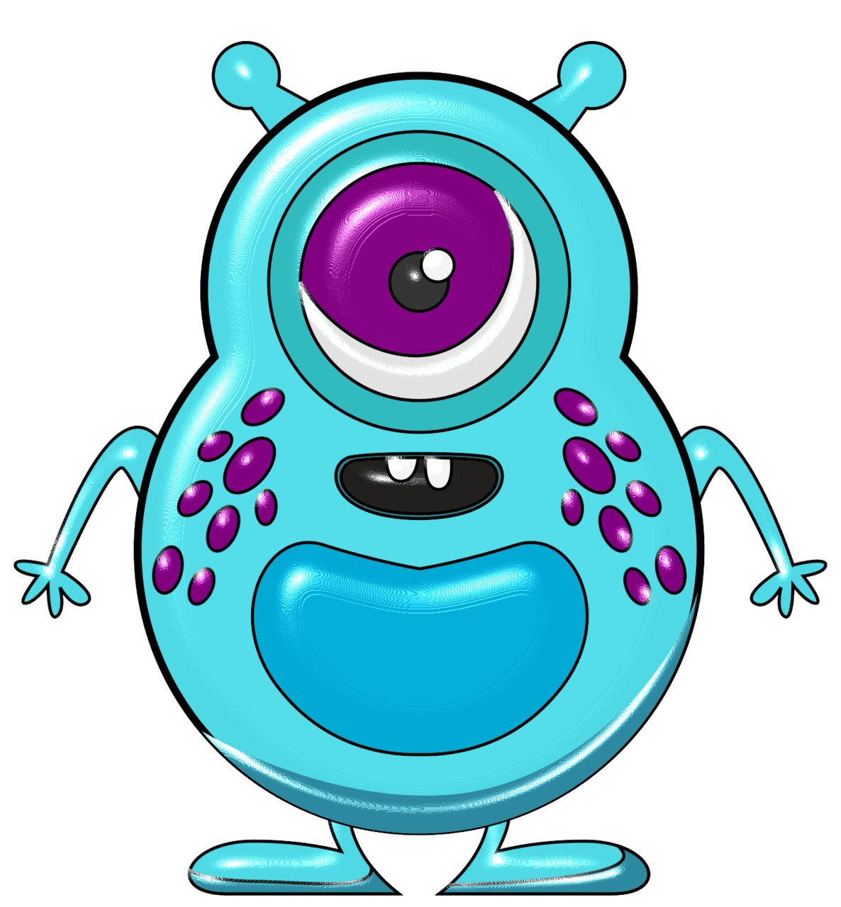 Alien pin page clipart transparent