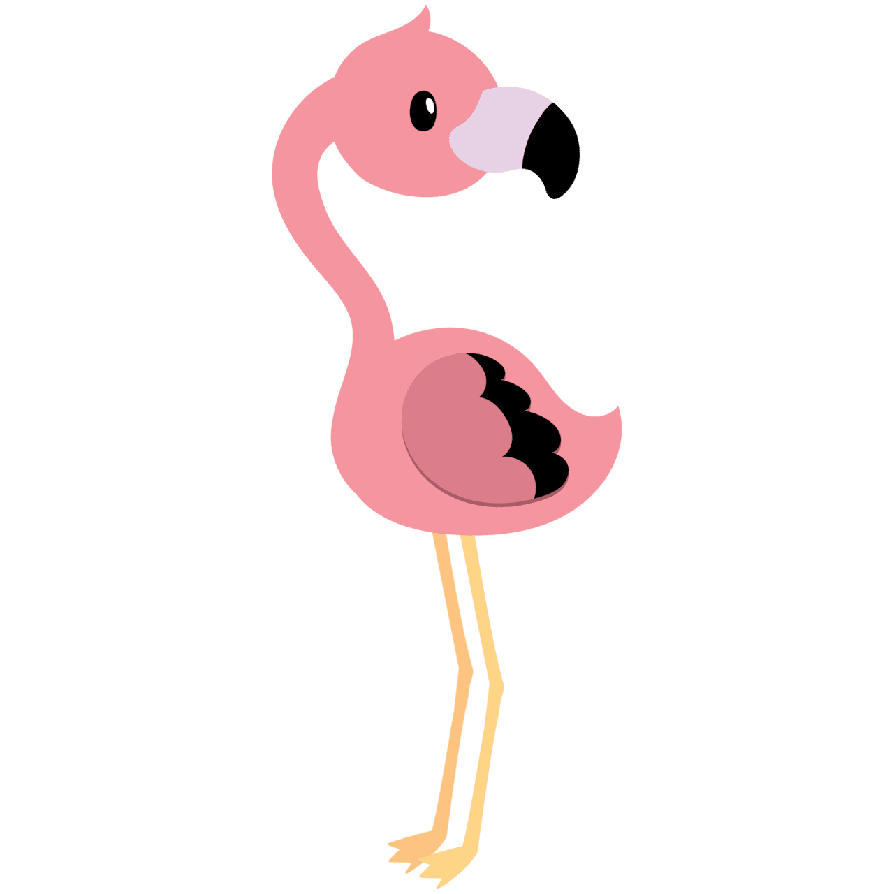 Flamingo pin page clipart photo