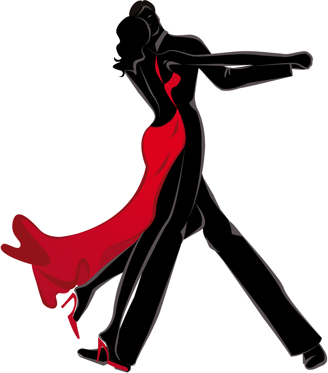 Dance pin page clipart logo