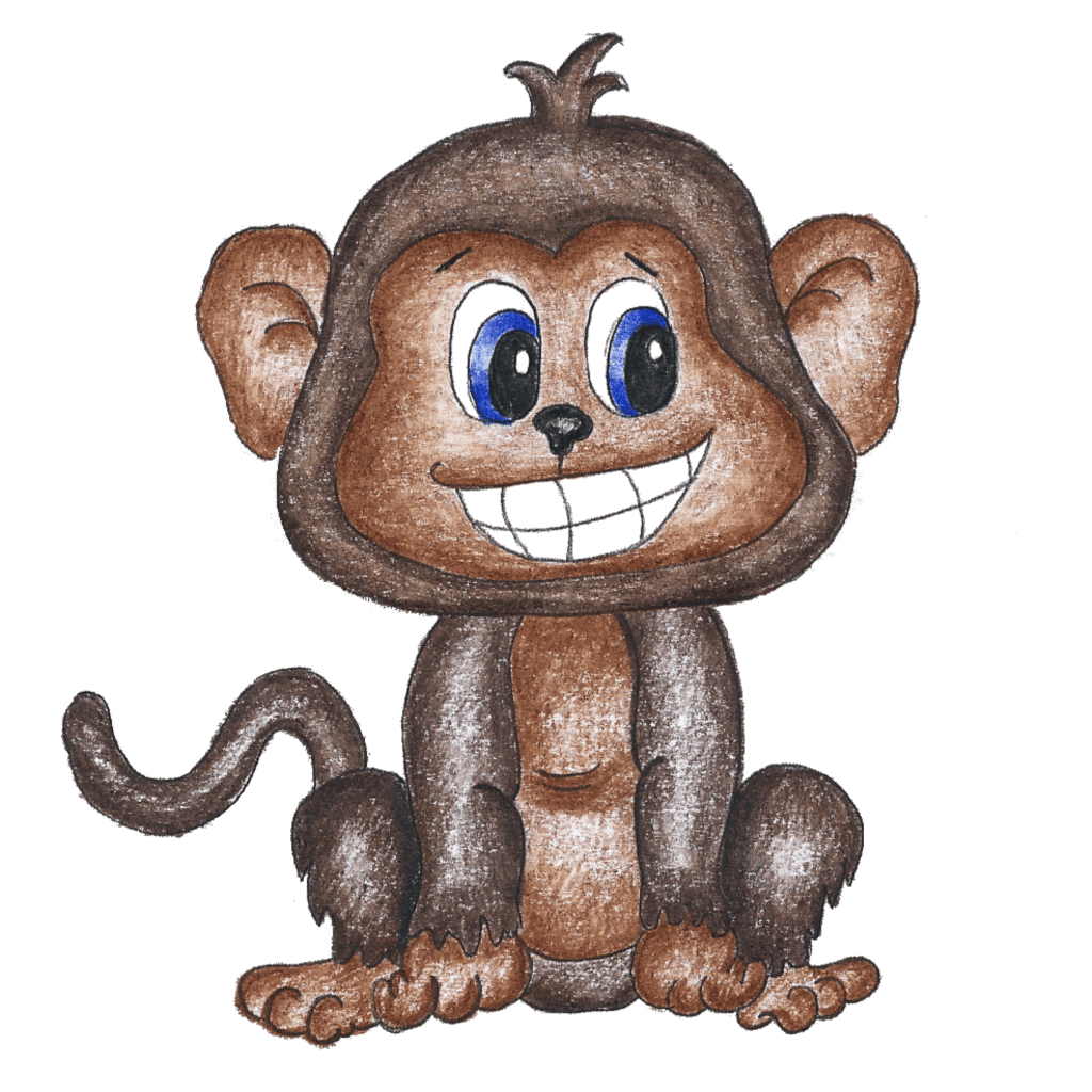 Lucky little monkey what day kids story books singing clipart transparent