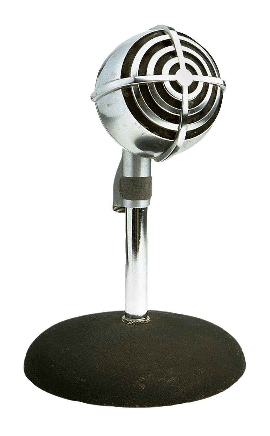 Retro style microphone image clipart