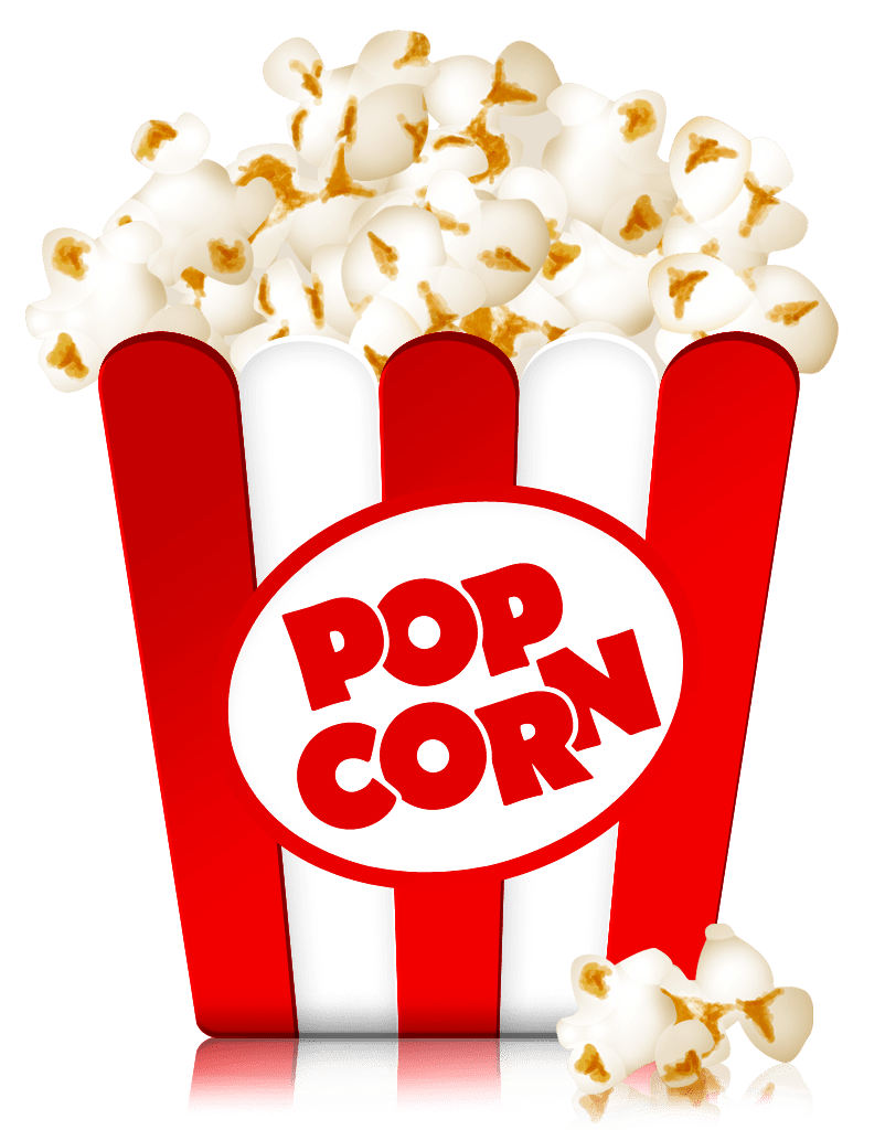 Popcorn pin page clipart picture 3