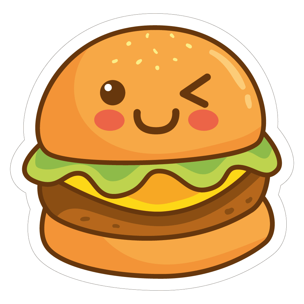 Hamburger pin page clipart clip art 2