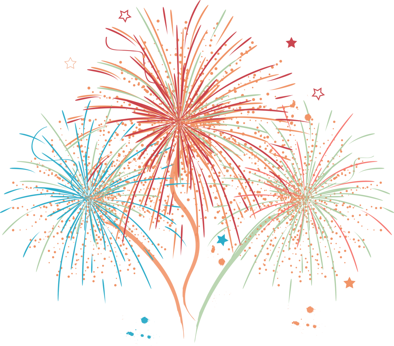 Fireworks clipart images hd