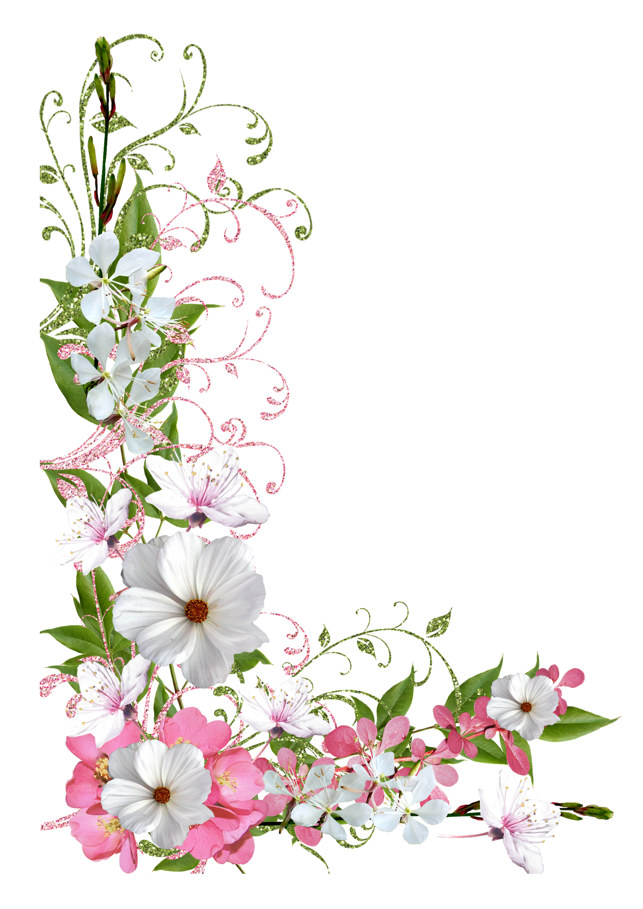 Spring and green spr decor picture clipart